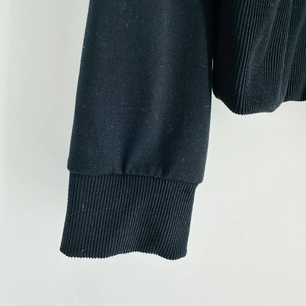 Torrid Womens Super Soft Black Performance Jersey Knit Funnel Neck Zip Jacket 1X - Picture 6 of 8
